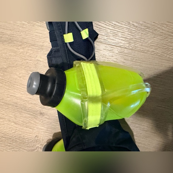 Nathan Black and Yellow Hydration Belt